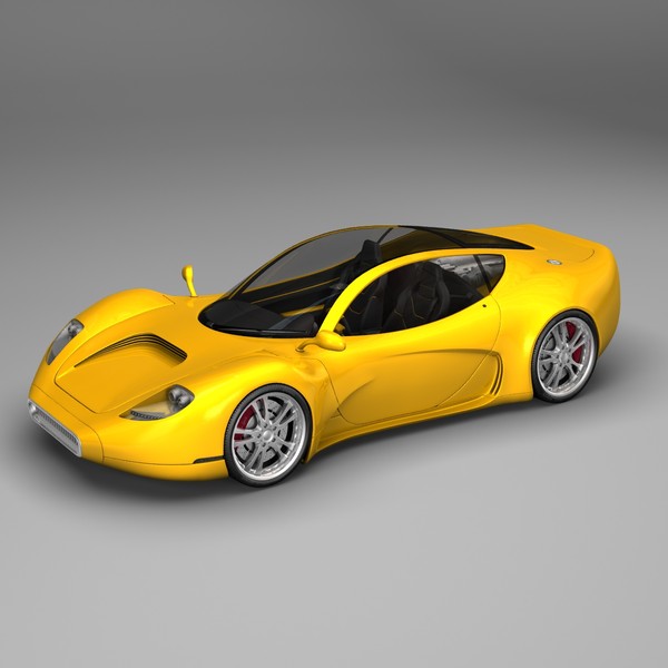 concept car 3d lwo - Free Spirit Concept Car by Ideas Unlimited